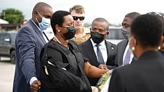 a meggyilkolt haiti elnök özvegye