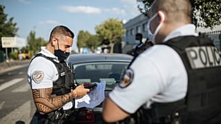 French police officer the in Paris suburb of Garges-les-Gonesse on June, 15, 2021.