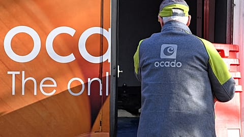 UK online supermarket Ocado suffered a fire at one of its warehouses after three robots collided.