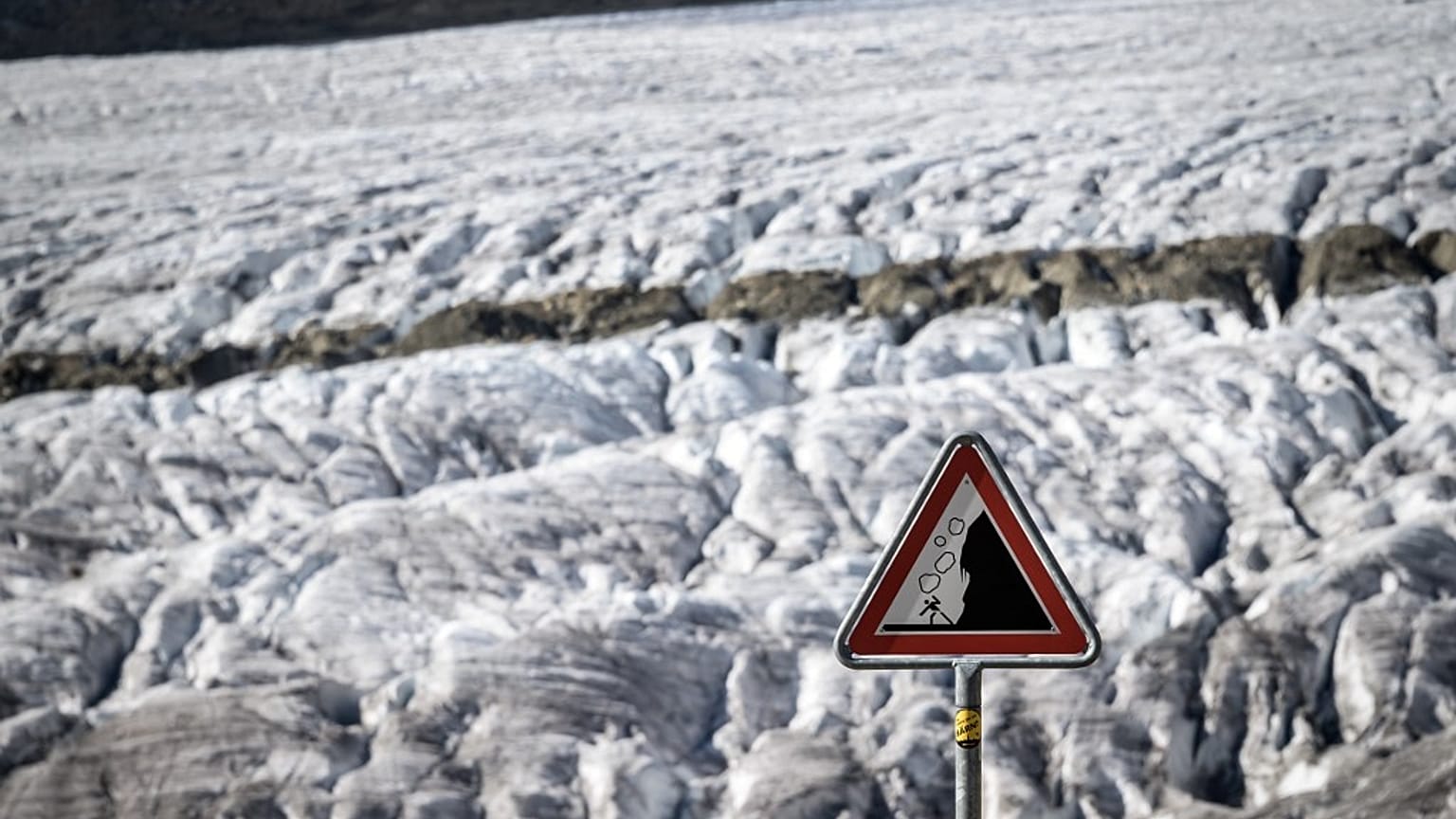 İsviçre'de Aletsch Buzulu  
