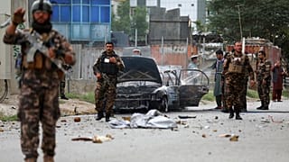 Afganistan'ın başkenti Kabil'e yapılan roket saldırısı