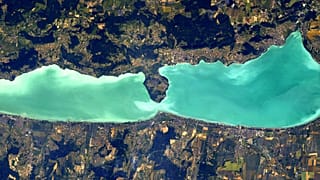 Thomas Pesquet fotója a Balatonról Nemzetközi Űrállomásról