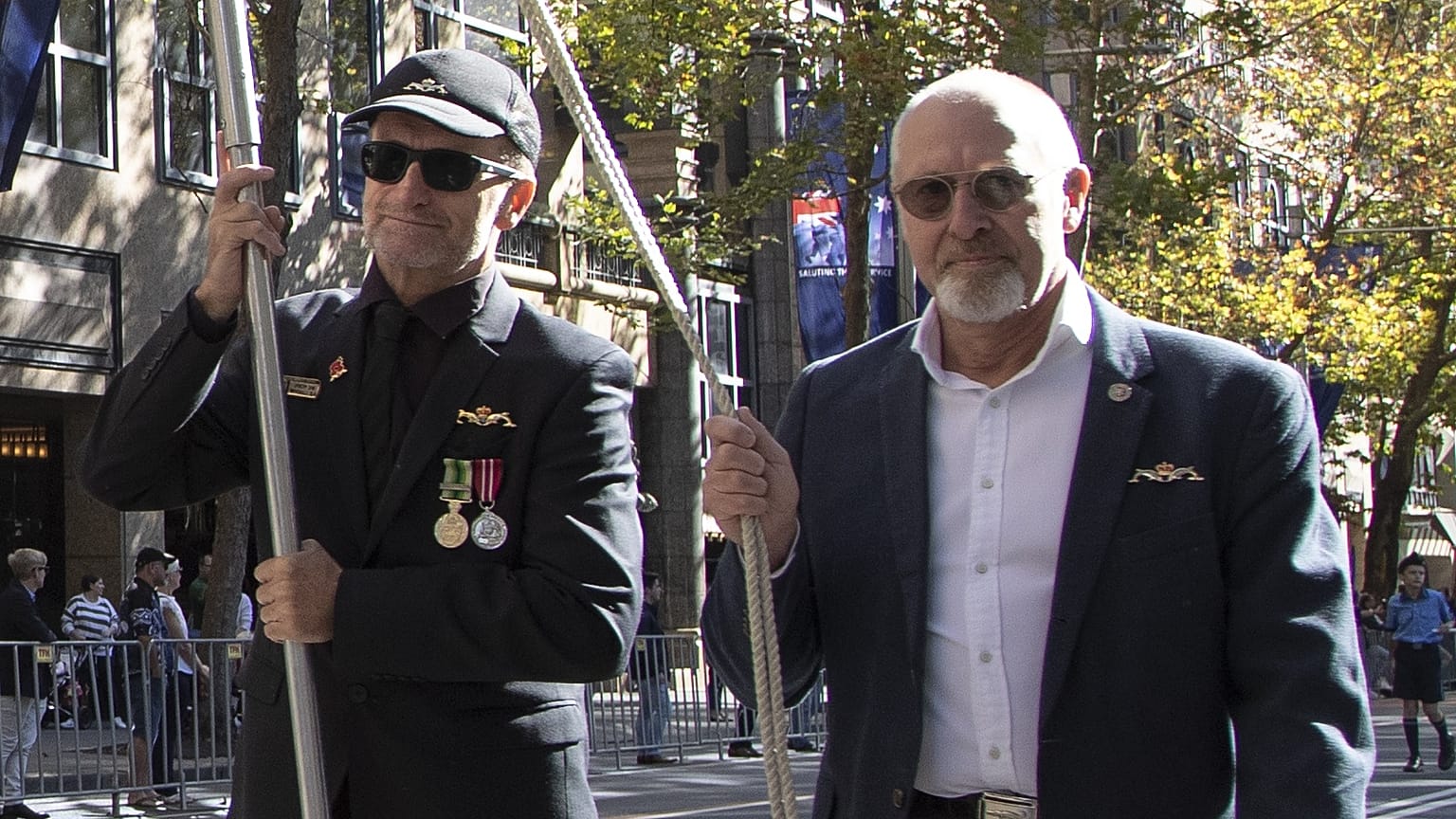 Egy korábbi demonstráció az afganisztáni misszió erőfeszítései előtt tisztelegve - Sydney, 2021 áprilisa