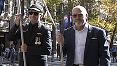 Egy korábbi demonstráció az afganisztáni misszió erőfeszítései előtt tisztelegve - Sydney, 2021 áprilisa