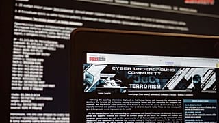 صورة ملف بتاريخ 24 يوليو 2017 لنسختين مؤرشفتين من موقعين روسيين لمكافحة الإرهاب 