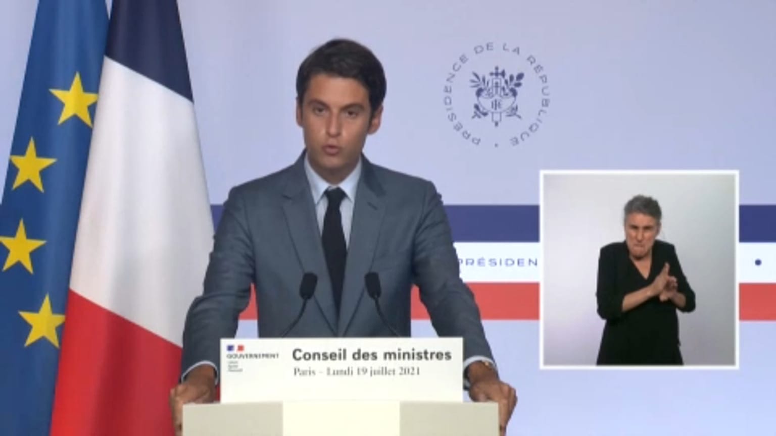 El portavoz del Gobierno francés advierte sobre la gravedad de la cuarta ola de COVID