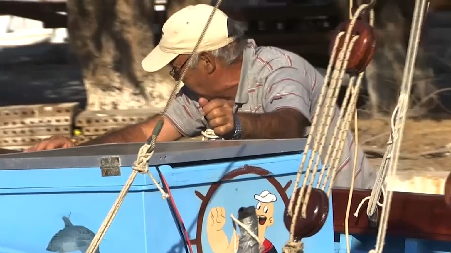 Últimos construtores de barcos tradicionais da Grécia
