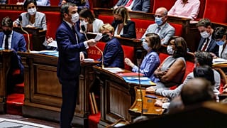 Olivier Véran devant les députés, mardi 20 juillet 2021