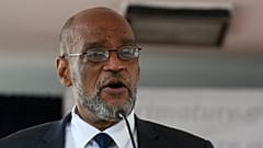 Ariel Henry speaks during his appointment as the new Prime Minister in Port-au-Prince, Haiti, July 20, 2021.