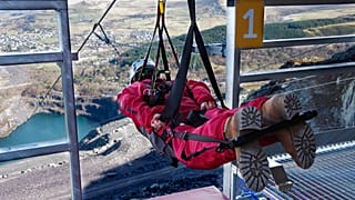 The world's first 4-person zipline in North Wales