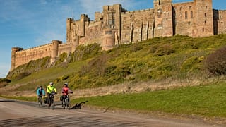Bamburgh Castle is considered one of Britain's finest coastal castles