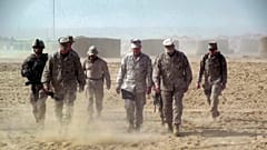 Gen. James Amos, commandant of the Marine Corps, in Afghanistan