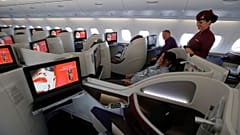کلاس بیزینس ایرباس A380 هواپیمایی قطر