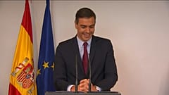 Pedro Sánchez, presidente del Gobierno de España, en Nueva York, en su gira económica estadounidense. 