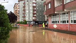 Rize sel baskını 