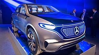 Mercedes'in yeni yüzde 100 elekrikli konset modeli Concept EQ.