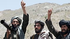 عکس آرشیوی از جنگجویان طالبان