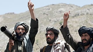 عکس آرشیوی از جنگجویان طالبان