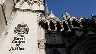A view of the Royal Courts Of Justice, in London, Jan. 19, 2021.