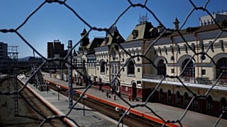 This train station in Vladivostok was built as the last point of the Trans-Siberian Railway.