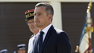 وزير الداخلية الفرنسي جيرالد دارمانان في أمبرت. 2021/07/22