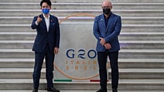 G20 del medioambiente en Nápoles, Italia. 