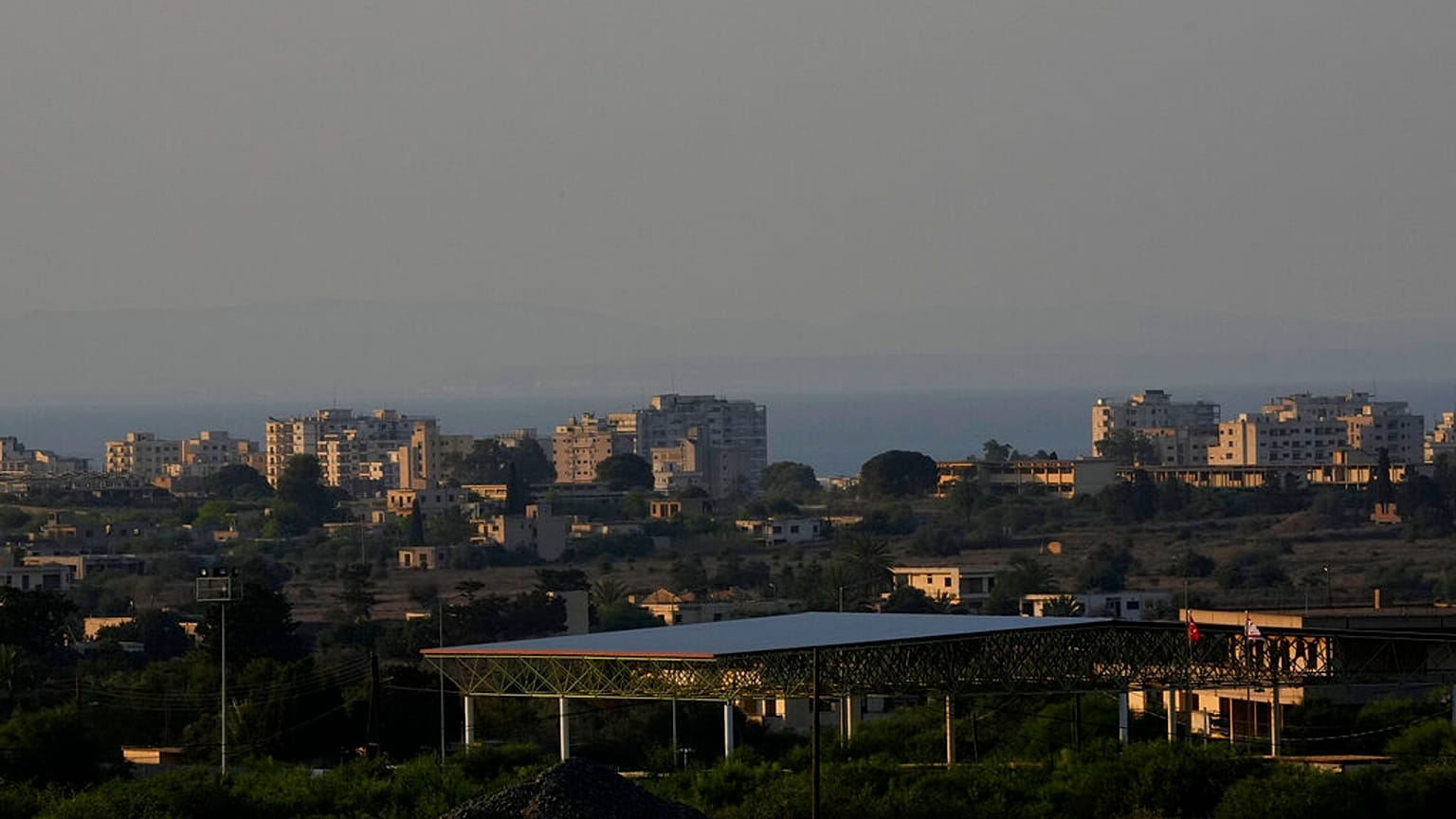 The former tourist town of Varosha has stood empty since the 1974 Turkish invasion that split Cyprus