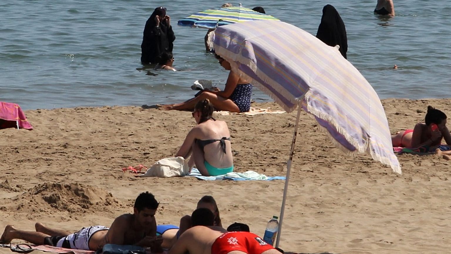 Am Strand von Narbonne - 2015