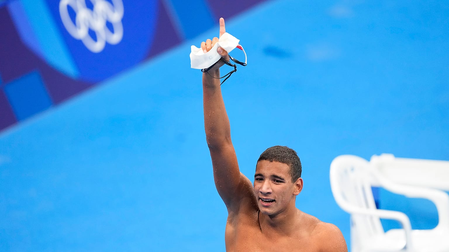 O tunisino Ahmed Hafnaoui sagrou-se campeão olímpico este domingo