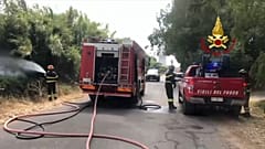 West-Sardinien in Flammen