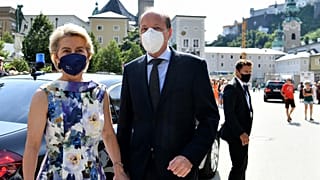 Ursula von der Leyen und ihr Mann Heiko in Salzburg