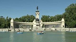 El Parque del Retiro de Madrid, España 2021