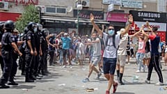 Tunus'ta protestolar