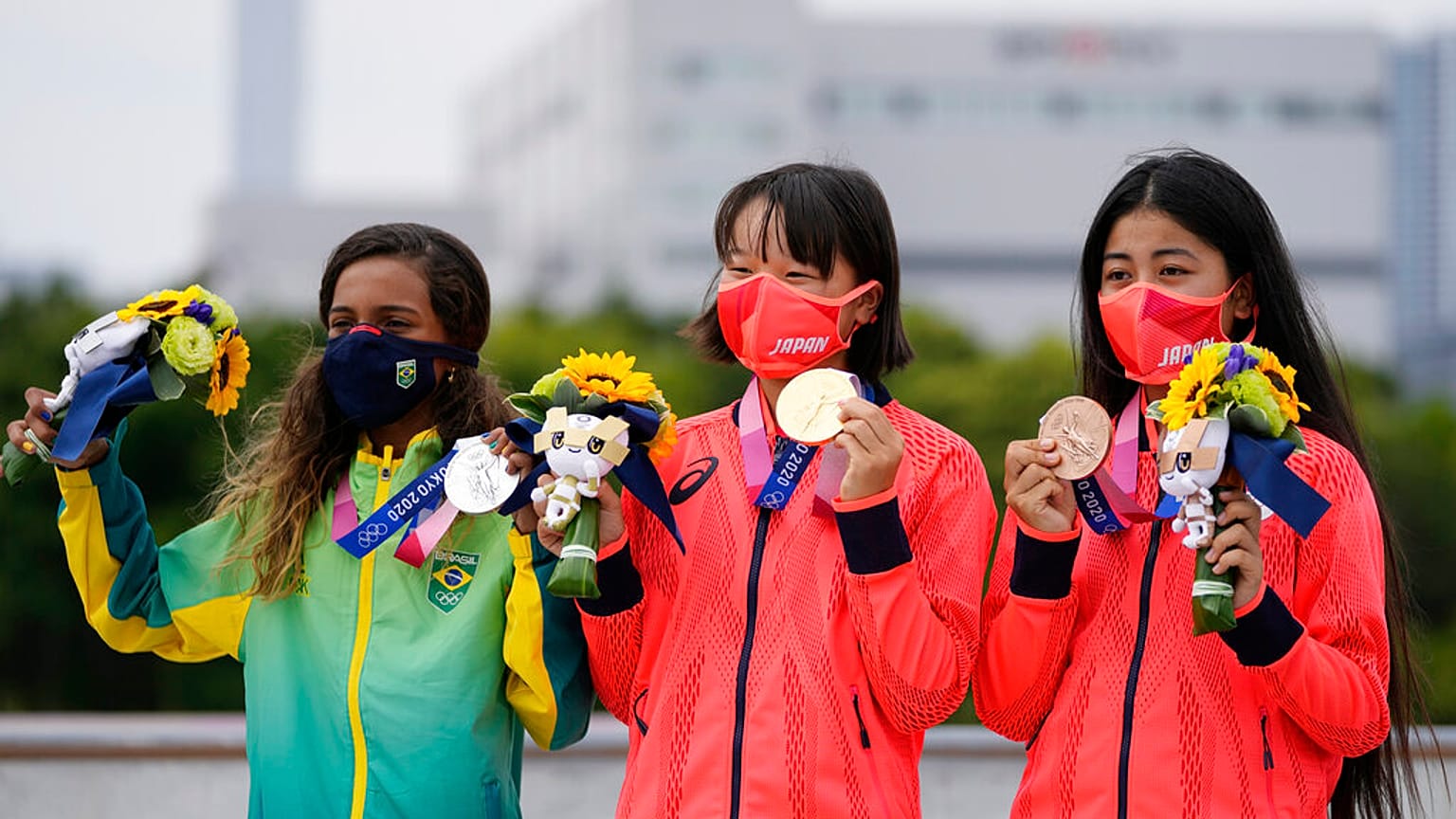 Il podio più giovane della storia delle Olimpiadi. 