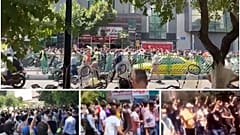 تظاهرات ضد حکومتی در تهران