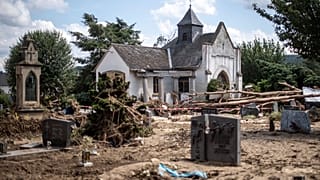 Der Friedhof in Bad Neuenahr-Ahrweiler, Rheinland-Pfalz