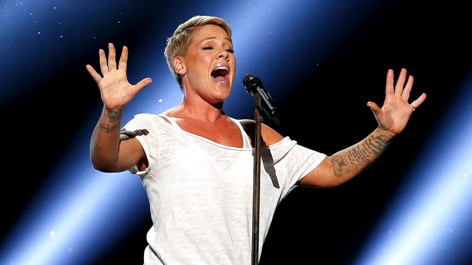 Sängerin "Pink" bei den Grammy Awards, 28.01.2018