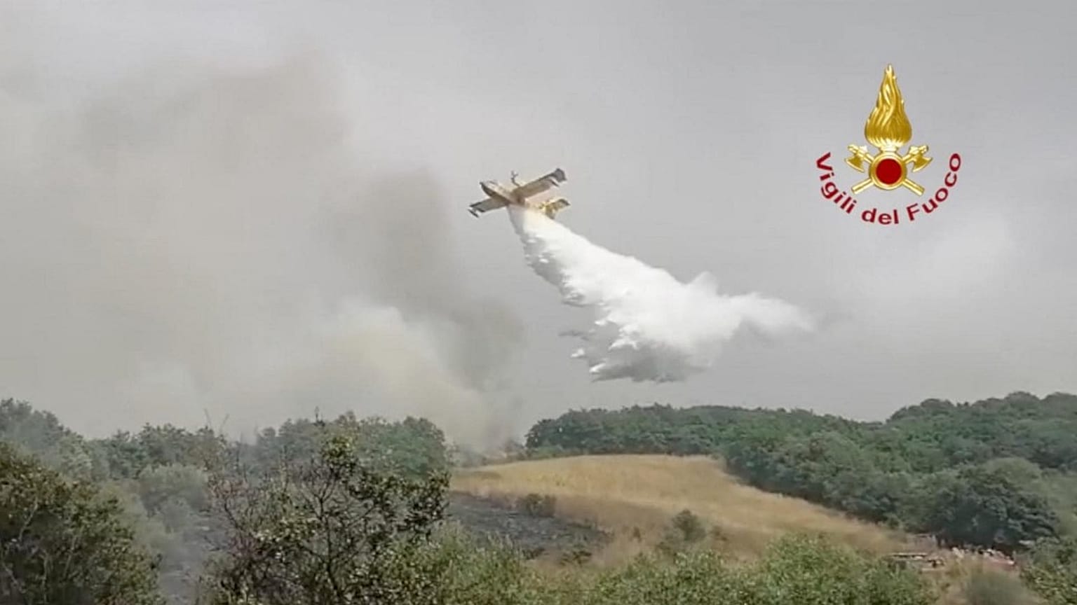 Incendio in Sardegna