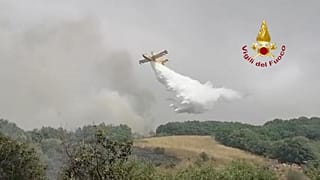 Incendio in Sardegna