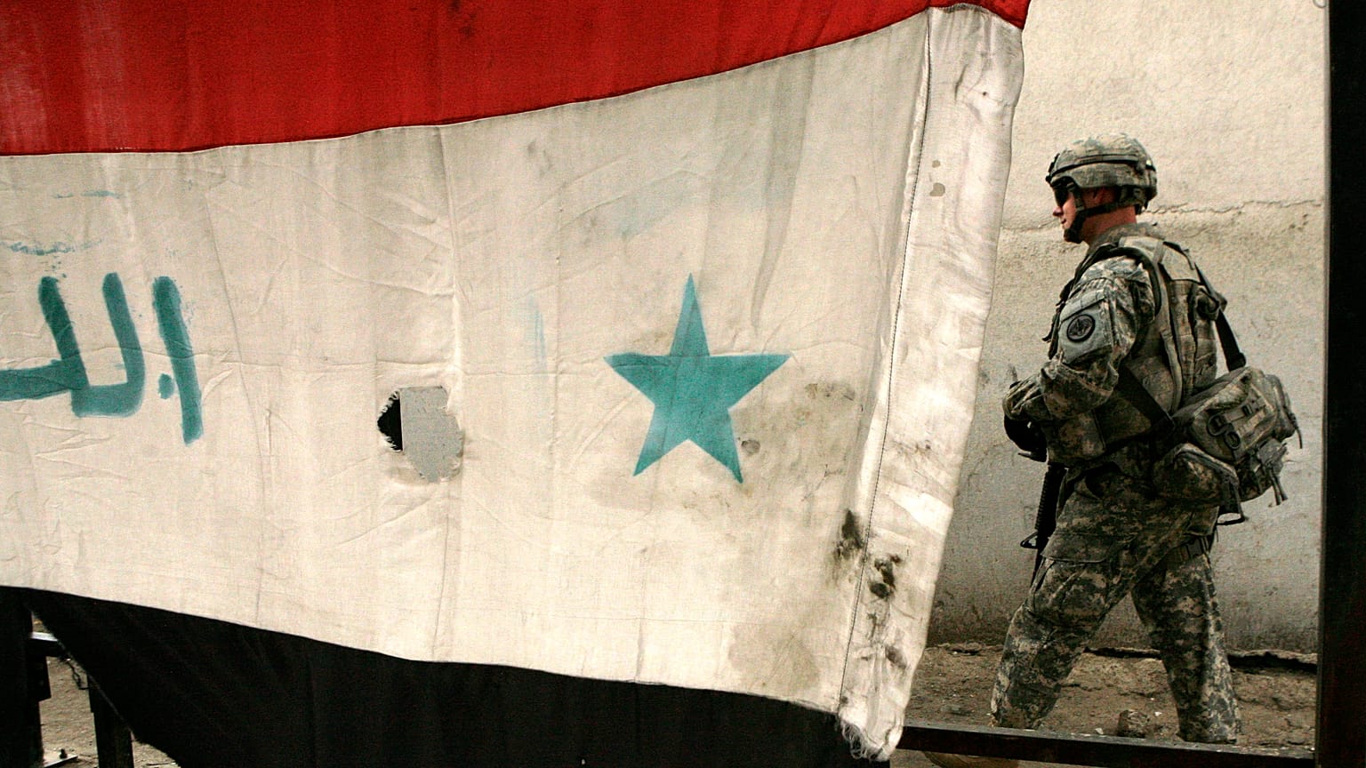 جندي أميركي في الموصل 
