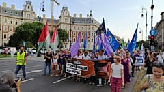 Tüntetés a Pegasus-botrány miatt