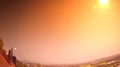 Norveç'te pazar gecesi gökyüzünü gündüze çeviren meteor