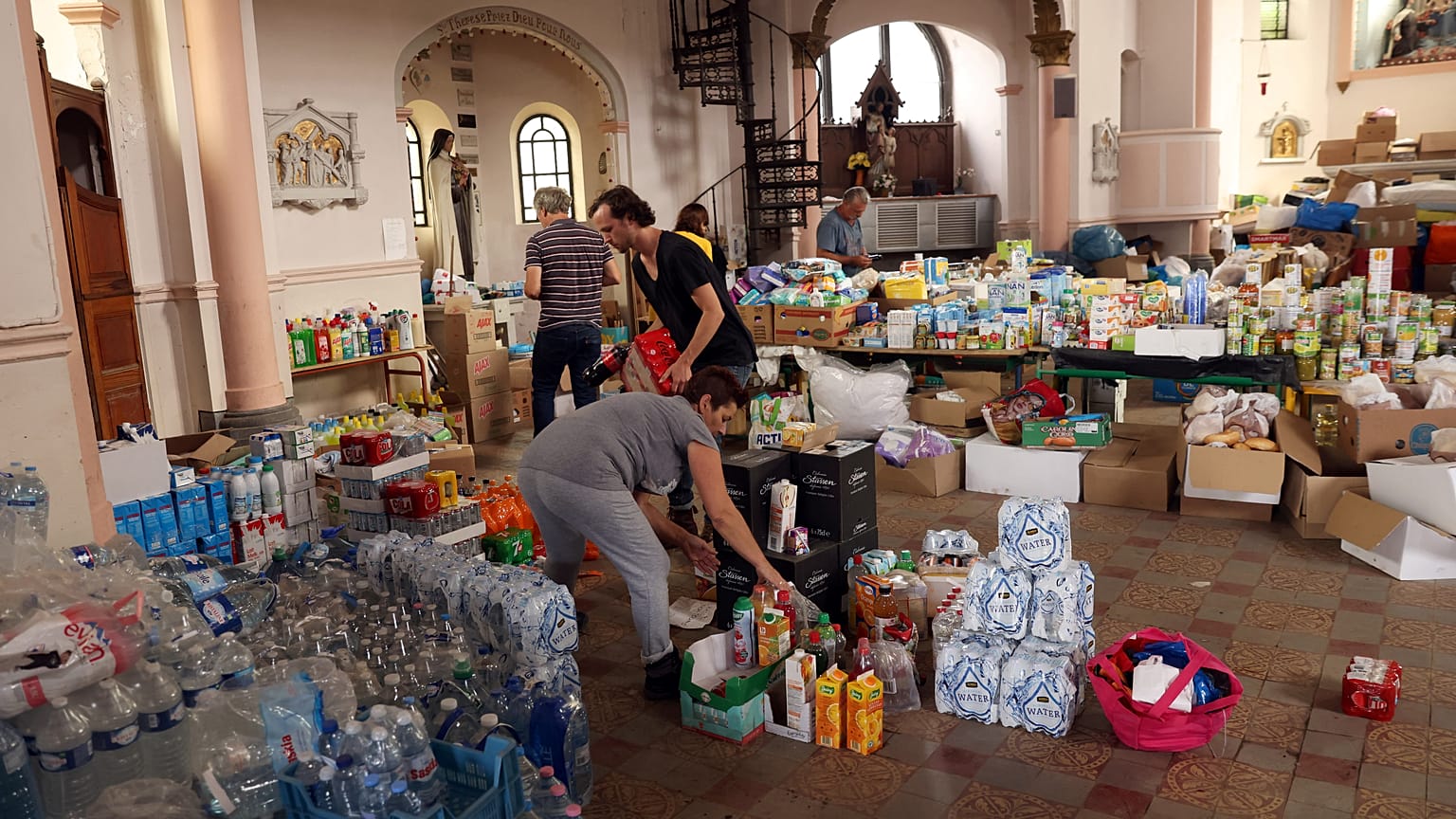 Dans l'église de Trooz, les dons affluent