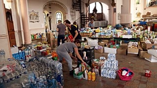 Dans l'église de Trooz, les dons affluent