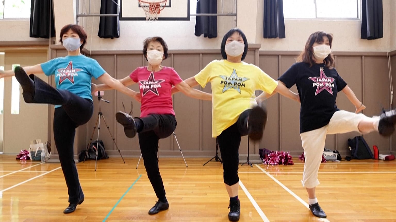 "Japan Pom Pom" training 