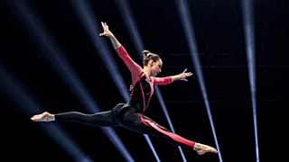 Sarah Voss német tornásznő a bázeli Európa bajnokságon