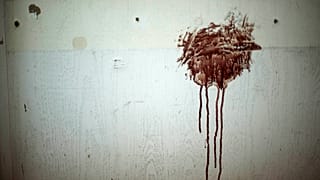 على جدار مستشفى في حلب (أرشيف)