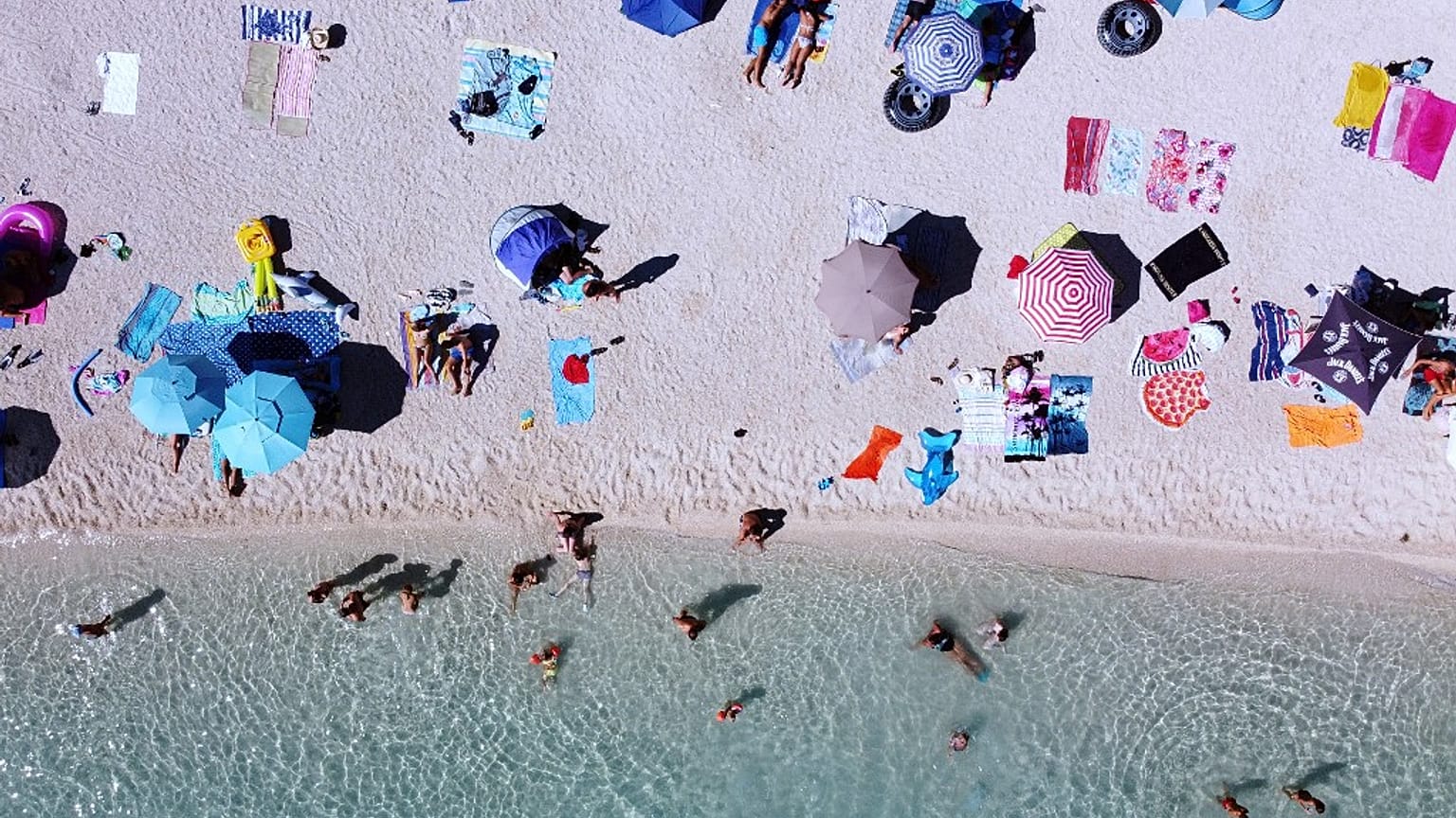 Strand in Kroatien - Symbolbild