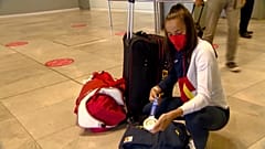 Adriana Cerezo con su medalla del plata de Tokio