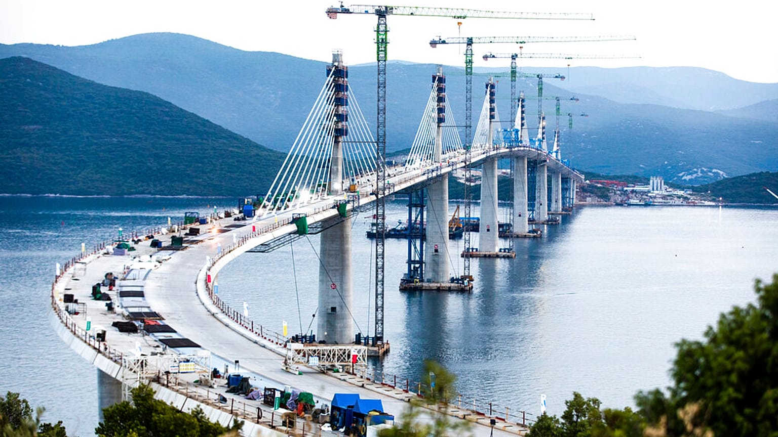 Le pont de Peljesac évitera aux habitants de la péninsule de passer par la Bosnie pour rejoindre le reste du territoire croate.